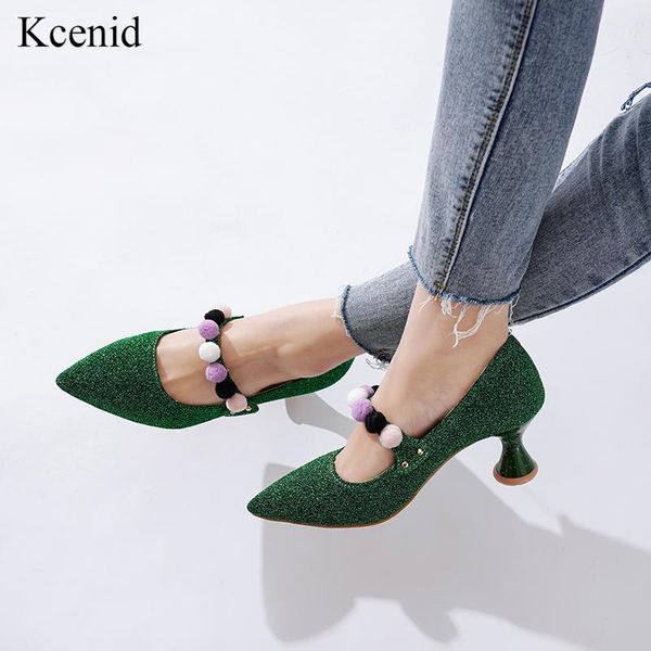 dress shoes kcenid colorful pompom pumps women pointed toe spring single fashion strange heel party wedding ladies, Black
dress shoes kcenid colorful pompom pumps women pointed toe spring single fashion strange heel party wedding ladies, Black