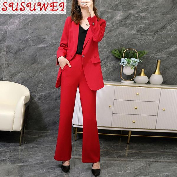 large size women's suit -5xl autumn and winter fashion office female pants two-piece elegant flared two piece, White
large size women's suit -5xl autumn and winter fashion office female pants two-piece elegant flared two piece, White