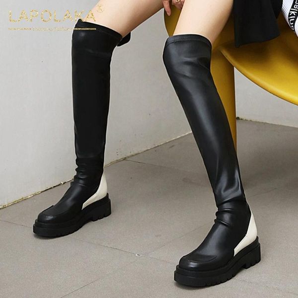 boots lapolaka fashion over the knee women shoes platform soft increasing heels spring ladies 8y0h, Black
boots lapolaka fashion over the knee women shoes platform soft increasing heels spring ladies 8y0h, Black
