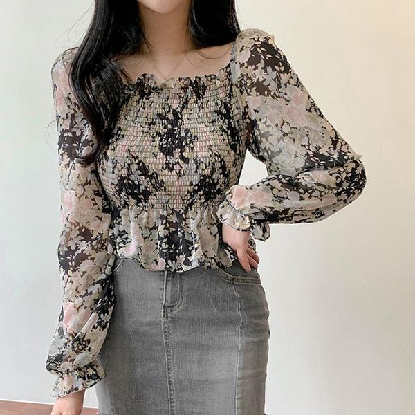 women's blouses & shirts korean fashion boho beach print shirt women long sleeves short chiffon blouse female blusas, White
women's blouses & shirts korean fashion boho beach print shirt women long sleeves short chiffon blouse female blusas, White