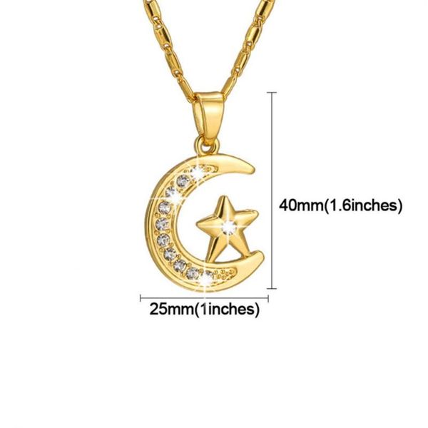 pendant necklaces women fashionable all match moon star chain necklace jewelry accessories, Silver
pendant necklaces women fashionable all match moon star chain necklace jewelry accessories, Silver