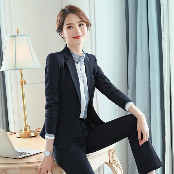 women's suits & blazers ladies suit autumn and winter fashion high-end temperament professional wear wild trousers skirt two-piece, White;black
women's suits & blazers ladies suit autumn and winter fashion high-end temperament professional wear wild trousers skirt two-piece, White;black