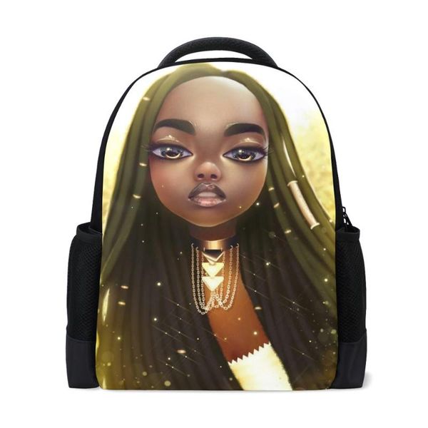 fashion children's book-bags set american art black girls pattern kids school bags teenagers shoulder book bag mochila
fashion children's book-bags set american art black girls pattern kids school bags teenagers shoulder book bag mochila