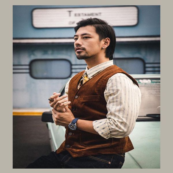 men's vests v-neck vest corduroy western cowboy style steampunk waistcoat brown, Black;white
men's vests v-neck vest corduroy western cowboy style steampunk waistcoat brown, Black;white