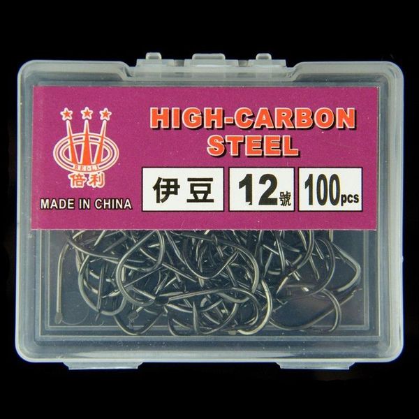fishing hooks izu fishhook 100 pieces boxed barbed high carbon steel black pit crucian carp hook
fishing hooks izu fishhook 100 pieces boxed barbed high carbon steel black pit crucian carp hook