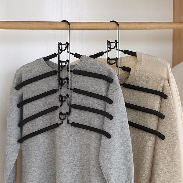 saving 5 cloth hangers hanger in space 1 multi function magic anti-skid with eva sponge multipurpose & racks
saving 5 cloth hangers hanger in space 1 multi function magic anti-skid with eva sponge multipurpose & racks
