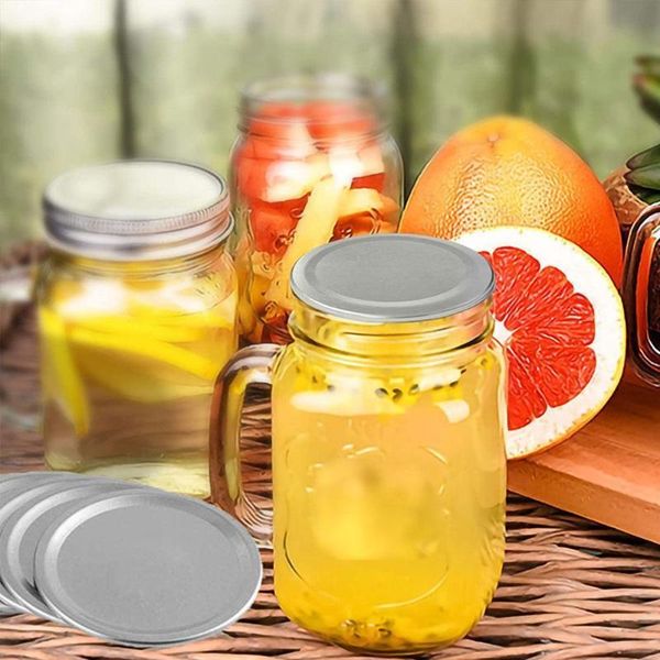 kitchen storage & organization 100pcs/set 70mm mason jar canning lids reusable leak split-type seals with proof silicone caps silver sealing
kitchen storage & organization 100pcs/set 70mm mason jar canning lids reusable leak split-type seals with proof silicone caps silver sealing