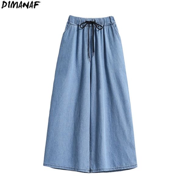 dimanaf plus size women jeans wide leg pants high waist denim harem female elastic belt blue trousers oversize summer 5xl 210629
dimanaf plus size women jeans wide leg pants high waist denim harem female elastic belt blue trousers oversize summer 5xl 210629