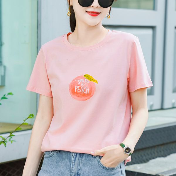 polos women printed t-shirt casual o-neck short sleeve fruit embroidery loose lady soft streetwear basic comfortable tees summer, White
polos women printed t-shirt casual o-neck short sleeve fruit embroidery loose lady soft streetwear basic comfortable tees summer, White