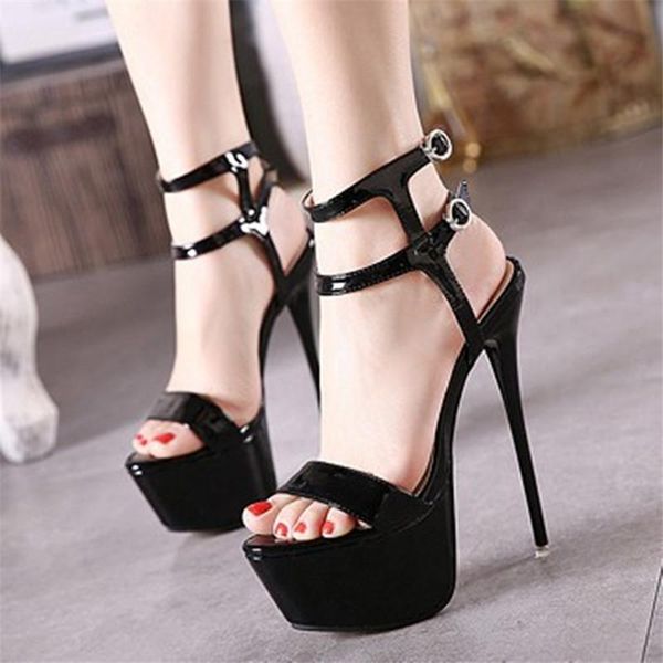 sandals 2021 summer fashion open toe 16cm high heels party dress wedding nightclub women shoes black red 45 46
sandals 2021 summer fashion open toe 16cm high heels party dress wedding nightclub women shoes black red 45 46