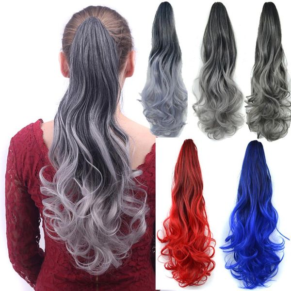 synthetic wigs beiyufei long wavy claw on hair tail false 22" ombre ponytail hairpiece drawstring wave black fake for women
synthetic wigs beiyufei long wavy claw on hair tail false 22" ombre ponytail hairpiece drawstring wave black fake for women