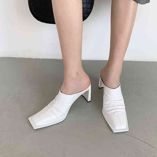 slippers gladiator women sandals slides slip on mules shoes thick high heels black/white shallow zalh
slippers gladiator women sandals slides slip on mules shoes thick high heels black/white shallow zalh