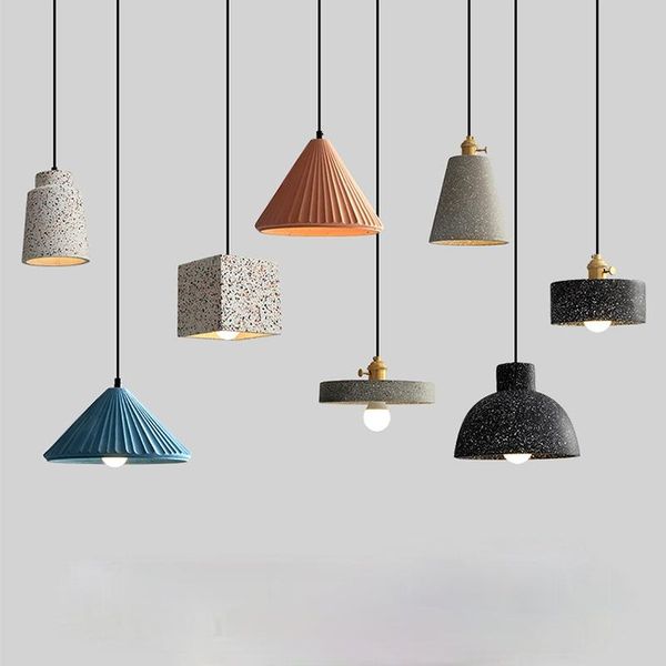 pendant lamps nordic cement lamp for bedroom study restaurant creative terrazzo loft light home decore fixtures
pendant lamps nordic cement lamp for bedroom study restaurant creative terrazzo loft light home decore fixtures