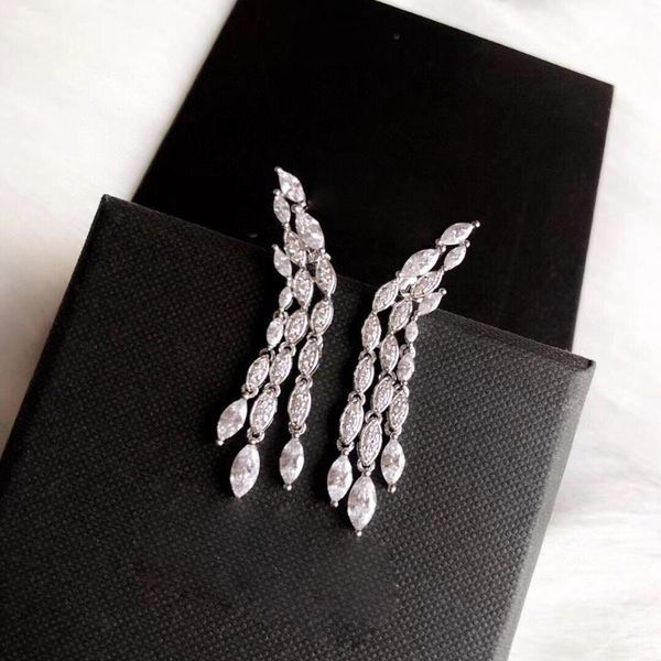 other 2021 high fashion 925 sterling silver dangle earrings luxury fine jewelry for women tassels crystal stone hand inlay, Golden;silver
other 2021 high fashion 925 sterling silver dangle earrings luxury fine jewelry for women tassels crystal stone hand inlay, Golden;silver