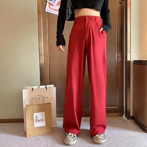 women's pants & capris wide leg women summer high waist loose casual straight purple trouser plus size all-match elastic female, Black;white
women's pants & capris wide leg women summer high waist loose casual straight purple trouser plus size all-match elastic female, Black;white