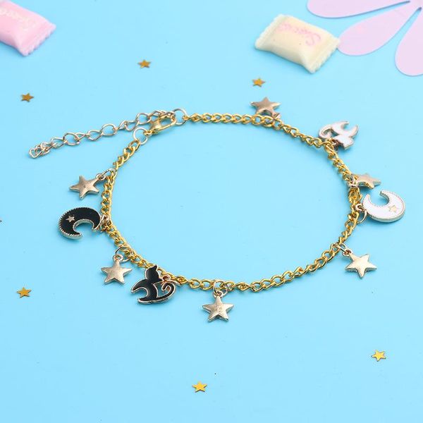 charm bracelets moon star cat women bracelet flower animal know-bow adjustable bangles wrist trendy jewelry gift, Golden;silver
charm bracelets moon star cat women bracelet flower animal know-bow adjustable bangles wrist trendy jewelry gift, Golden;silver