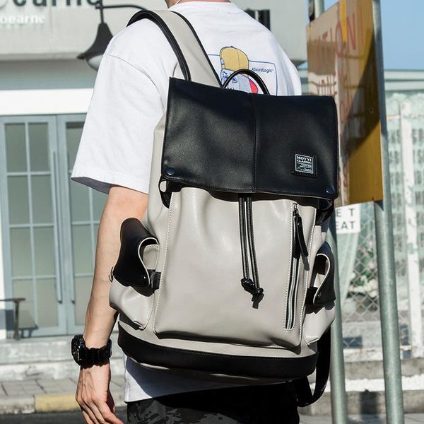 backpack men's casual fashion pu leather waterproof travel lapusb bag large capacity backpacks schoolbag
backpack men's casual fashion pu leather waterproof travel lapusb bag large capacity backpacks schoolbag