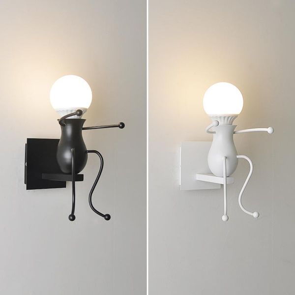 creative simple cartoon little man wall lamp iron retro led light for living bedroom room aisle lamps sconce lighting
creative simple cartoon little man wall lamp iron retro led light for living bedroom room aisle lamps sconce lighting
