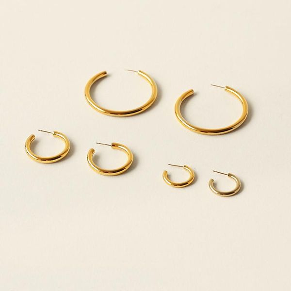 dangle & chandelier hoop earrings fashion gold plated brass circle accessorise simple chic 2021 product trendy for female couple style 3 siz, Silver
dangle & chandelier hoop earrings fashion gold plated brass circle accessorise simple chic 2021 product trendy for female couple style 3 siz, Silver