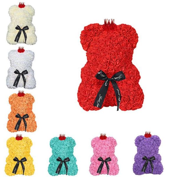 decorative flowers & wreaths 25cm bear of roses teddy with crown wedding festival diy surprise gift for girl lover white
decorative flowers & wreaths 25cm bear of roses teddy with crown wedding festival diy surprise gift for girl lover white