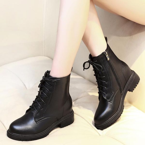 boots korean style women casual genuine leather shoes cowboy boot ladies zapatos de mujer motorcycle botas ankle botines femme, Black
boots korean style women casual genuine leather shoes cowboy boot ladies zapatos de mujer motorcycle botas ankle botines femme, Black