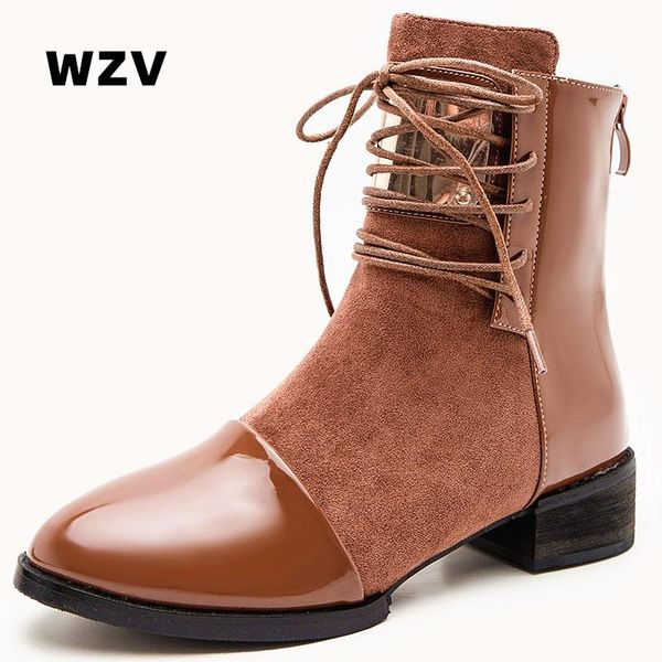 boots women motorcycle low heel woman suede leather ankle lace up pointed toe shoes black girls u434
boots women motorcycle low heel woman suede leather ankle lace up pointed toe shoes black girls u434