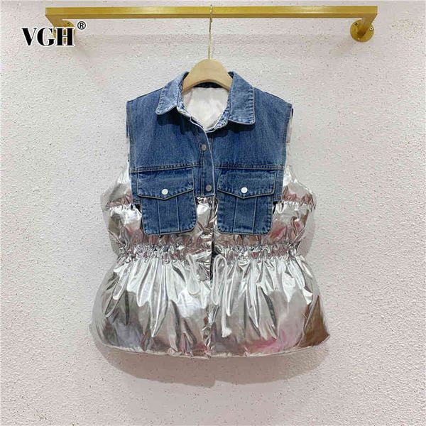 hit color patchwork denim cotton vest for women lapel sleeveless tunic casual vests winter fashionable clothing tide 210507, Black;white
hit color patchwork denim cotton vest for women lapel sleeveless tunic casual vests winter fashionable clothing tide 210507, Black;white