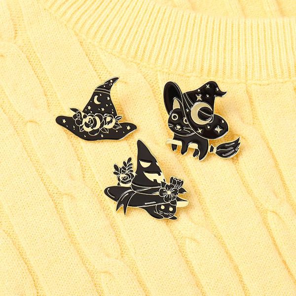 pins, brooches witch cats enamel pin broom starry wizard hat bag clothes lapel pins black gothic badge witchcraft jewelry gift friends, Gray
pins, brooches witch cats enamel pin broom starry wizard hat bag clothes lapel pins black gothic badge witchcraft jewelry gift friends, Gray