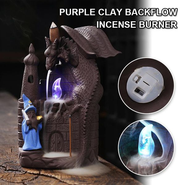 dragons and wizard backflow incense burners holder ornament craftwork figurine for home decor fp8 fragrance lamps
dragons and wizard backflow incense burners holder ornament craftwork figurine for home decor fp8 fragrance lamps