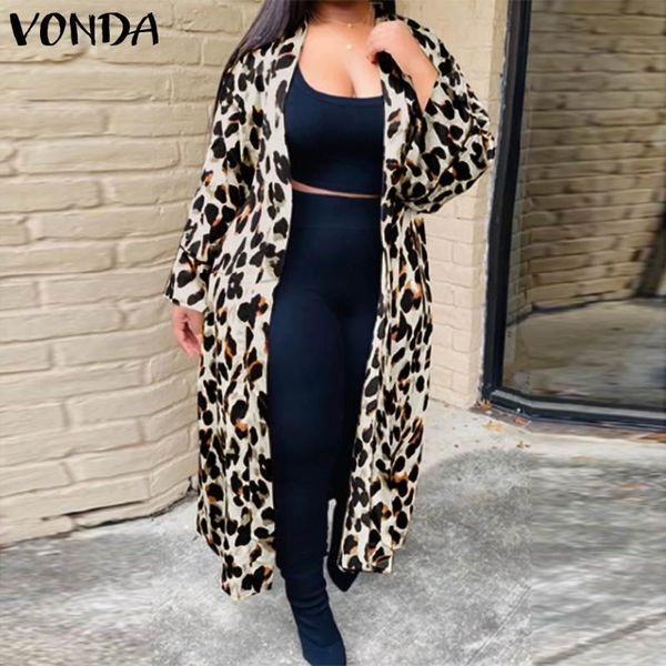 women's jackets autumn pleated long femme cardigans 2021 vintage leopard printed sleeve coats oversized streetwears, Black;brown
women's jackets autumn pleated long femme cardigans 2021 vintage leopard printed sleeve coats oversized streetwears, Black;brown
