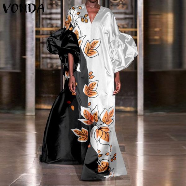 casual dresses vonda women maxi dress v neck bohemian ladies vintage floral print lantern sleeve satin robe loose kaftan vestidos, Black;gray
casual dresses vonda women maxi dress v neck bohemian ladies vintage floral print lantern sleeve satin robe loose kaftan vestidos, Black;gray