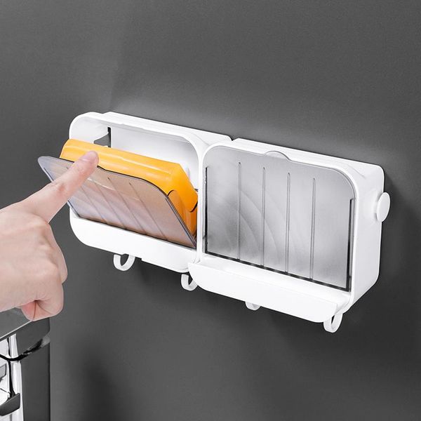 soap dishes drain box portable wall-mounted flip tray can be placed mobile phone creative household bathroom toilet storage rack
soap dishes drain box portable wall-mounted flip tray can be placed mobile phone creative household bathroom toilet storage rack