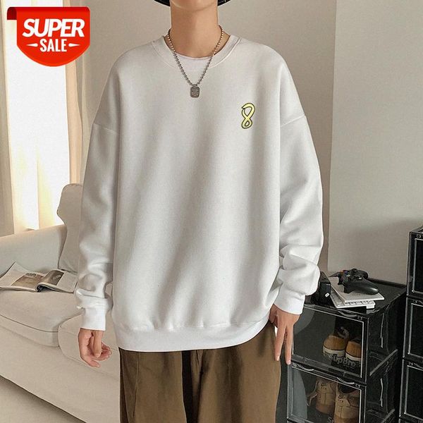 plus velvet round neck solid color sweater men's korean version of the trend hong kong style couples loose hedging outside clothes #vm7, Black
plus velvet round neck solid color sweater men's korean version of the trend hong kong style couples loose hedging outside clothes #vm7, Black