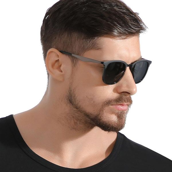 sunglasses tr90 men's polarized stainless steel craft glasses foot quality, White;black
sunglasses tr90 men's polarized stainless steel craft glasses foot quality, White;black