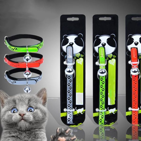 cat collars & leads 1pc collar fluorescence kitten cats bell engarving glowing with necklace
cat collars & leads 1pc collar fluorescence kitten cats bell engarving glowing with necklace