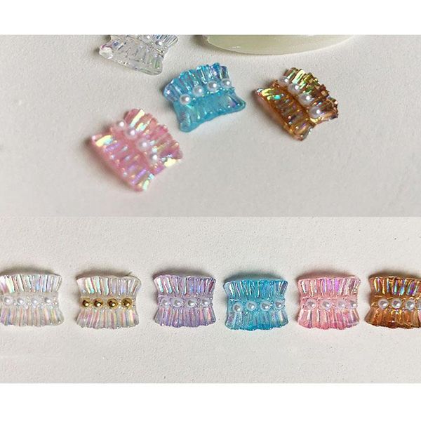 100pcs nail art crystal aurora gem charm 3d ribbon ballet skirt design rhniestones symphony luxury jewelry h&*& decorations, Silver;gold
100pcs nail art crystal aurora gem charm 3d ribbon ballet skirt design rhniestones symphony luxury jewelry h&*& decorations, Silver;gold