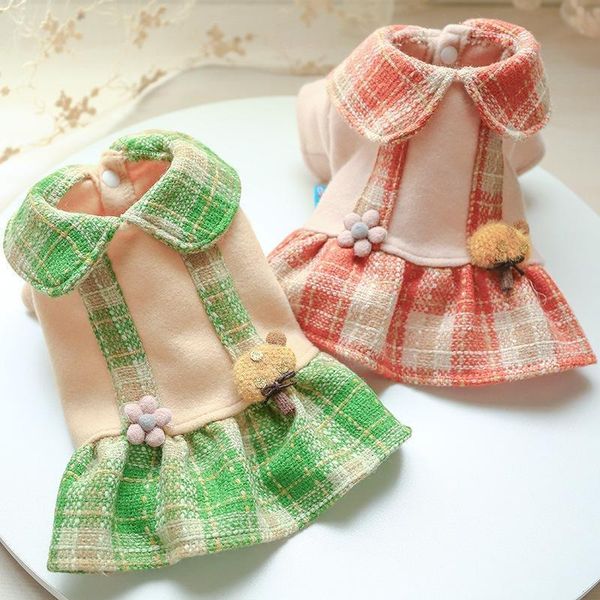 dog apparel autumn thick warm woolen princess pet dress teddy cute cat plaid clothes for small puppy outfits ropa para perro costume
dog apparel autumn thick warm woolen princess pet dress teddy cute cat plaid clothes for small puppy outfits ropa para perro costume