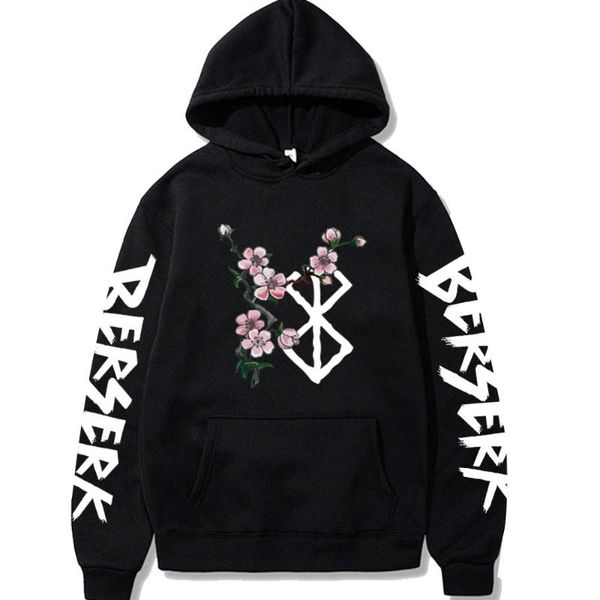 men's hoodies & sweatshirts anime berserk logo printed hoodie harajuku casual hip hop long sleeve pullover homme, Black
men's hoodies & sweatshirts anime berserk logo printed hoodie harajuku casual hip hop long sleeve pullover homme, Black