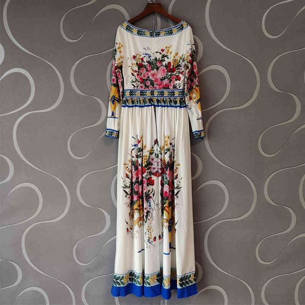 dress seqinyy white long summer fashion design feminine track elegant flowers printing party line, Black;gray
dress seqinyy white long summer fashion design feminine track elegant flowers printing party line, Black;gray