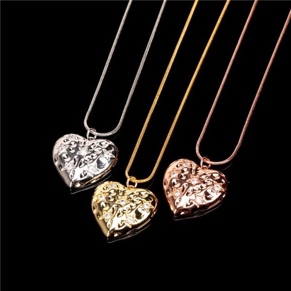 pendant necklaces eyika exquisite multiple star zircon heart snake bone chain necklace gold/rose gold/silver color women choker jewelry
pendant necklaces eyika exquisite multiple star zircon heart snake bone chain necklace gold/rose gold/silver color women choker jewelry