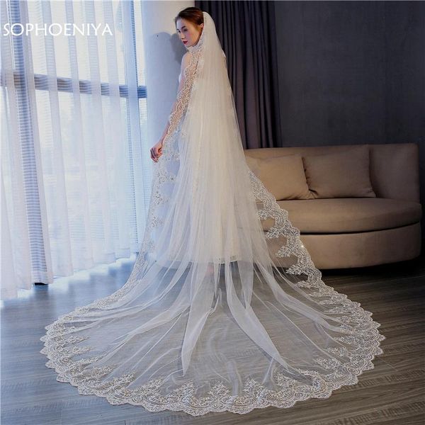 bridal veils arrival white ivory lace edge veil 2021 wedding accessories velo novia sluier cathedral, Black
bridal veils arrival white ivory lace edge veil 2021 wedding accessories velo novia sluier cathedral, Black