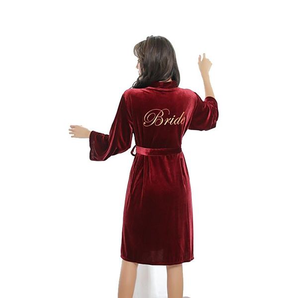 women's sleepwear winter wedding kimono bride robe bridesmaid pajamas bathrobe nightgown gold velvet bridal robes dressing gown, Black;red
women's sleepwear winter wedding kimono bride robe bridesmaid pajamas bathrobe nightgown gold velvet bridal robes dressing gown, Black;red