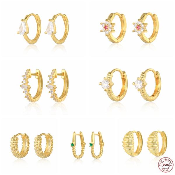 hoop & huggie pendientes plata 925 luxury bling cubic zirconia earrings for women girls ear bone earlobe piercing buckle bijoux femme, Golden;silver
hoop & huggie pendientes plata 925 luxury bling cubic zirconia earrings for women girls ear bone earlobe piercing buckle bijoux femme, Golden;silver