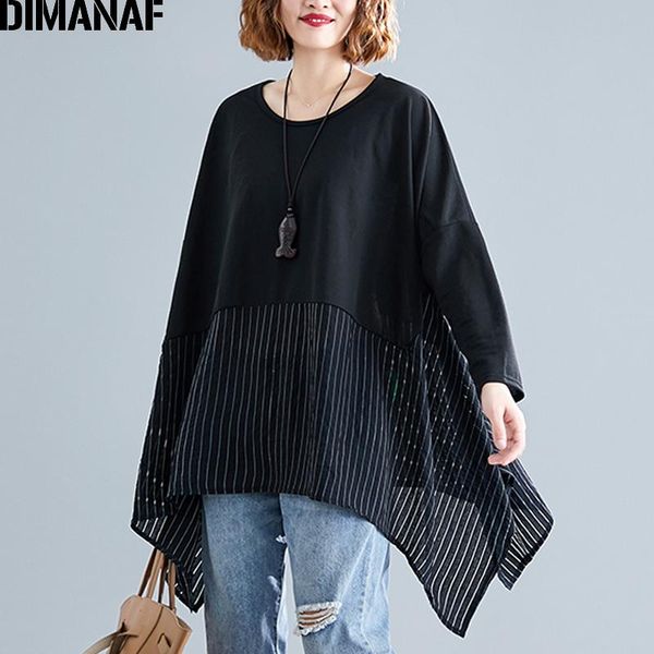 women's blouses & shirts dimanaf plus size women blouse big autumn striped spliced female lady basic long sleeve loose casual clothes, White
women's blouses & shirts dimanaf plus size women blouse big autumn striped spliced female lady basic long sleeve loose casual clothes, White