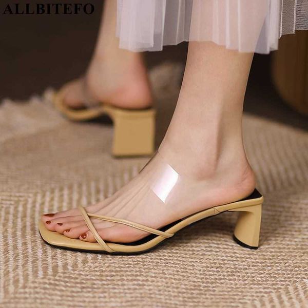 allbitefo summer genuine leather thick heels women sandals women heels shoes brand women slippers sandalias del verano 210611, Black
allbitefo summer genuine leather thick heels women sandals women heels shoes brand women slippers sandalias del verano 210611, Black