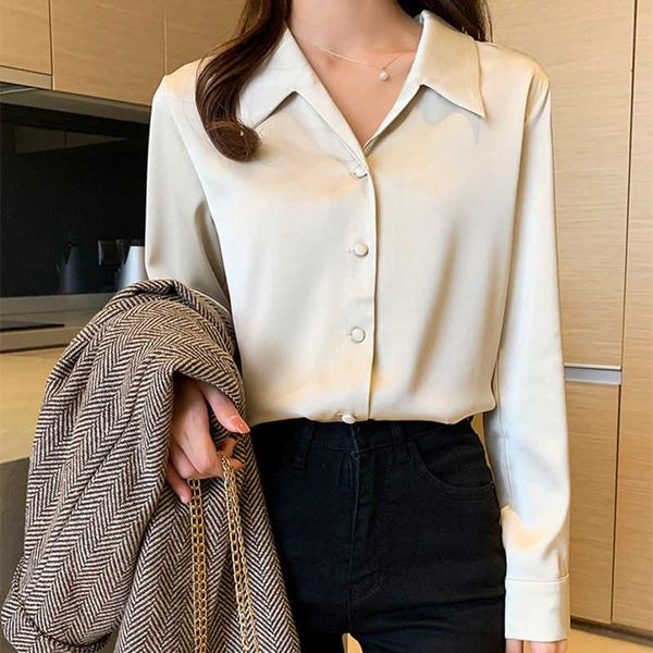 korean silk women shirts satin blouse woman v neck shirt ol vintage blouses elegant white plus size 210604
korean silk women shirts satin blouse woman v neck shirt ol vintage blouses elegant white plus size 210604