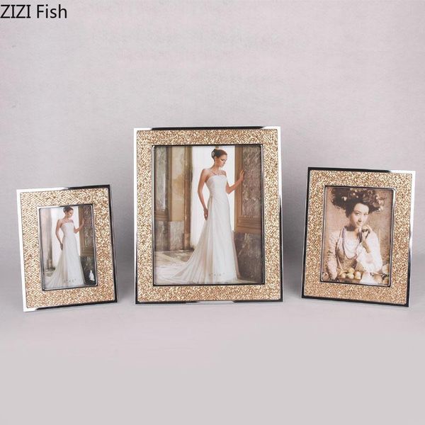 6/7/10 inch simplicity alloy po frame family portrait nightstand desk decoration ornaments modern decor metal picture frames
6/7/10 inch simplicity alloy po frame family portrait nightstand desk decoration ornaments modern decor metal picture frames