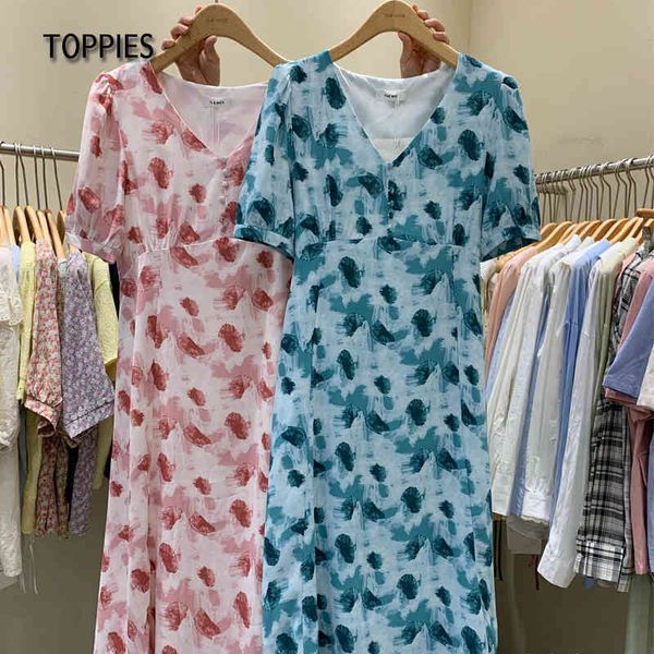 ies summer tie dye printing t-shirt dress woman slim v-neck midi dress puff sleeve a-line vestidos 210412, Black;gray
ies summer tie dye printing t-shirt dress woman slim v-neck midi dress puff sleeve a-line vestidos 210412, Black;gray