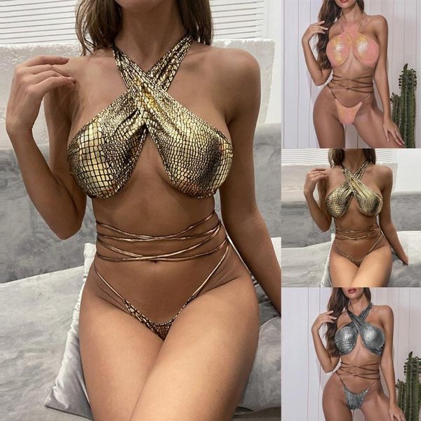 women's swimwear 2021 solid bandage two piece swimsuit women cut out monokini halter hollow bathing suit ropa mujer, White;black
women's swimwear 2021 solid bandage two piece swimsuit women cut out monokini halter hollow bathing suit ropa mujer, White;black