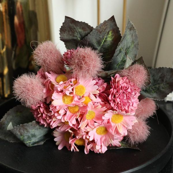 decorative flowers & wreaths artificial flower bouquet bridal pompon chrysanthemum holding for party wedding silk home decor
decorative flowers & wreaths artificial flower bouquet bridal pompon chrysanthemum holding for party wedding silk home decor